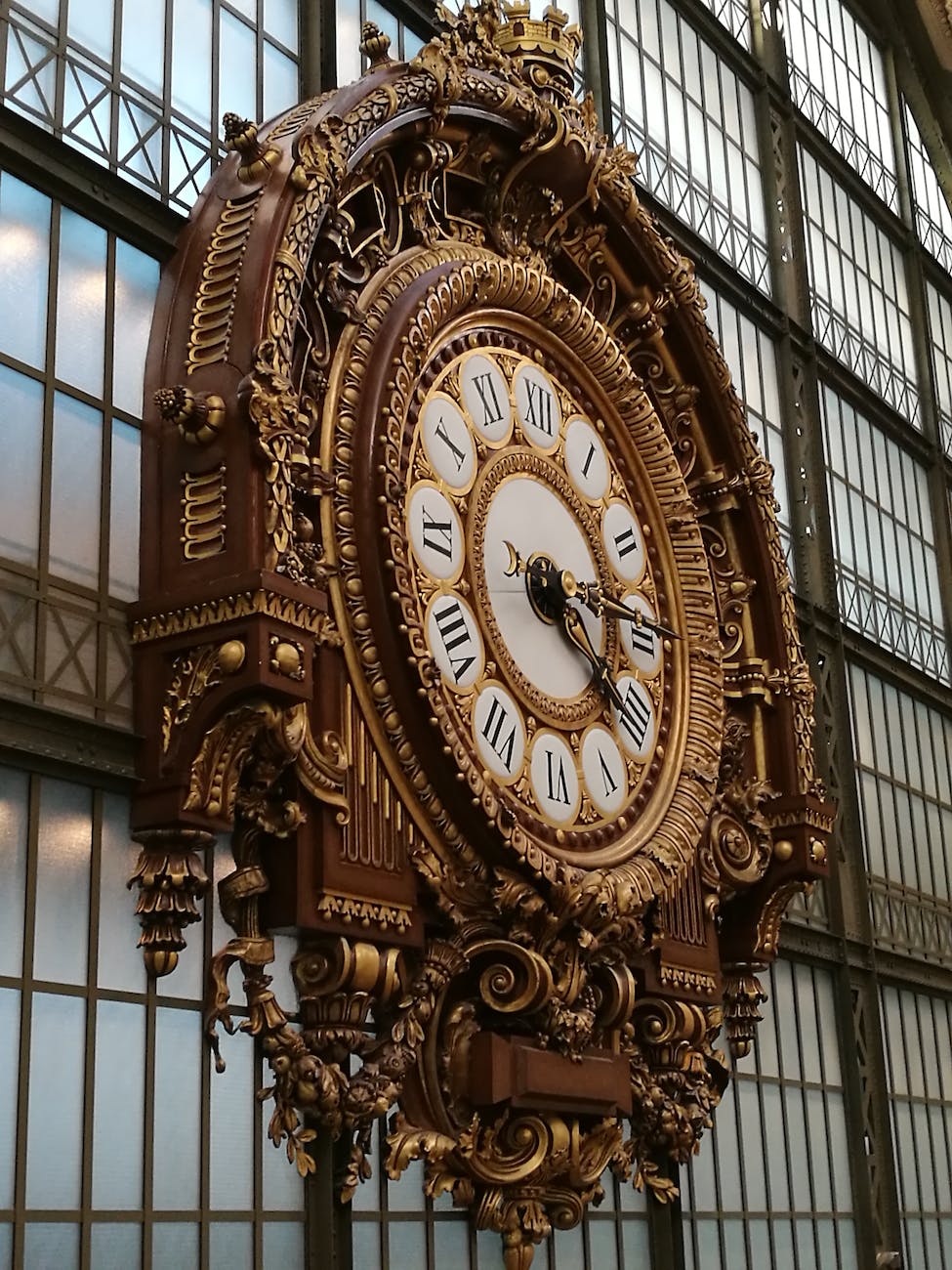 photo of vintage analog wall clock